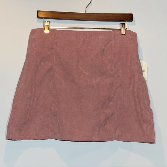 NWT altar’d state‎ mauve rose pink corduroy skirt - Picture 1 of 4
